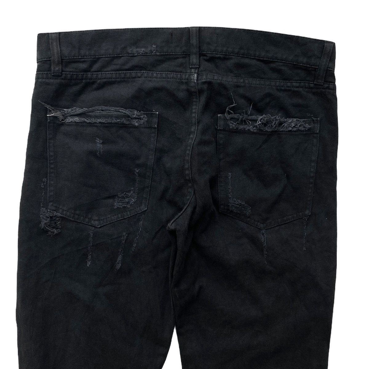 Raf By Raf Simons Destroyed Jeans