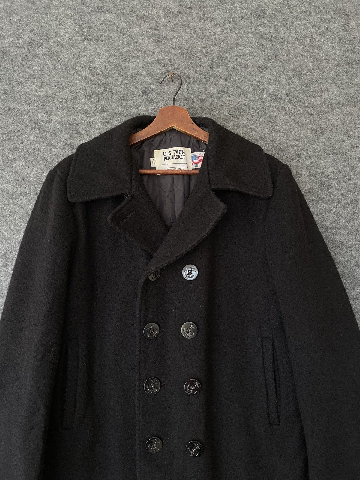 Schott VINTAGE 740N PEA JACKET BY SCHOTT Size US M / EU 48-50 / 2 - 2 Thumbnail