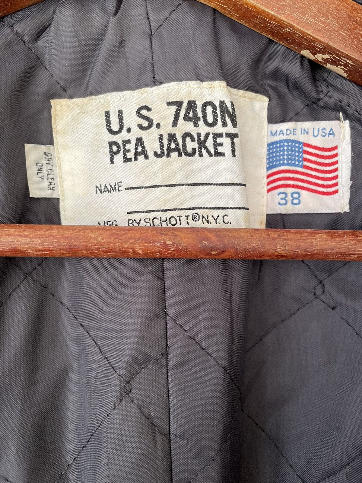 Schott VINTAGE 740N PEA JACKET BY SCHOTT Size US M / EU 48-50 / 2 - 6 Thumbnail