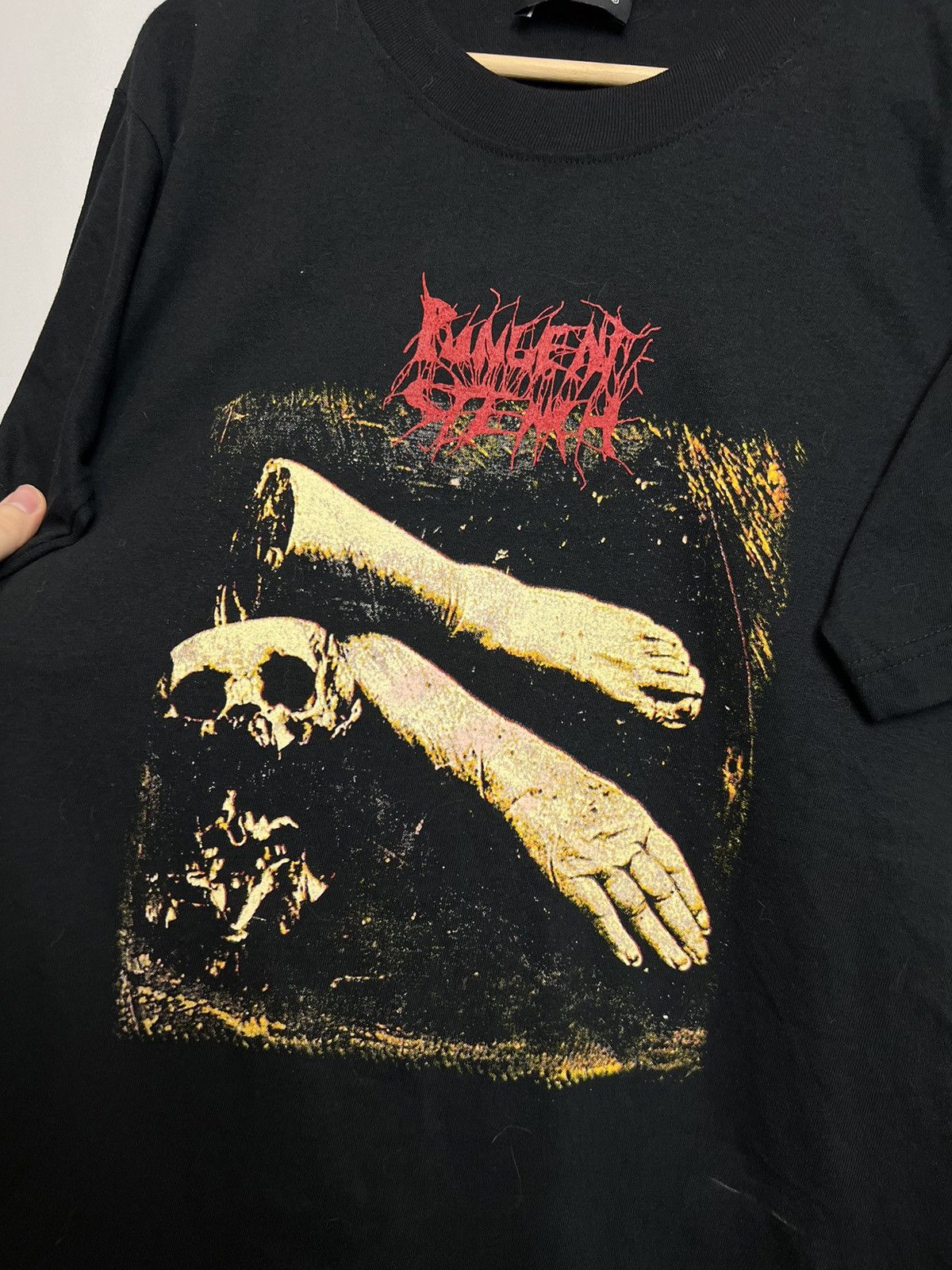 Band Tees Rare 90s Pungent Stench Vintage God Death Metal Band T Shirt Size US L / EU 52-54 / 3 - 3 Thumbnail