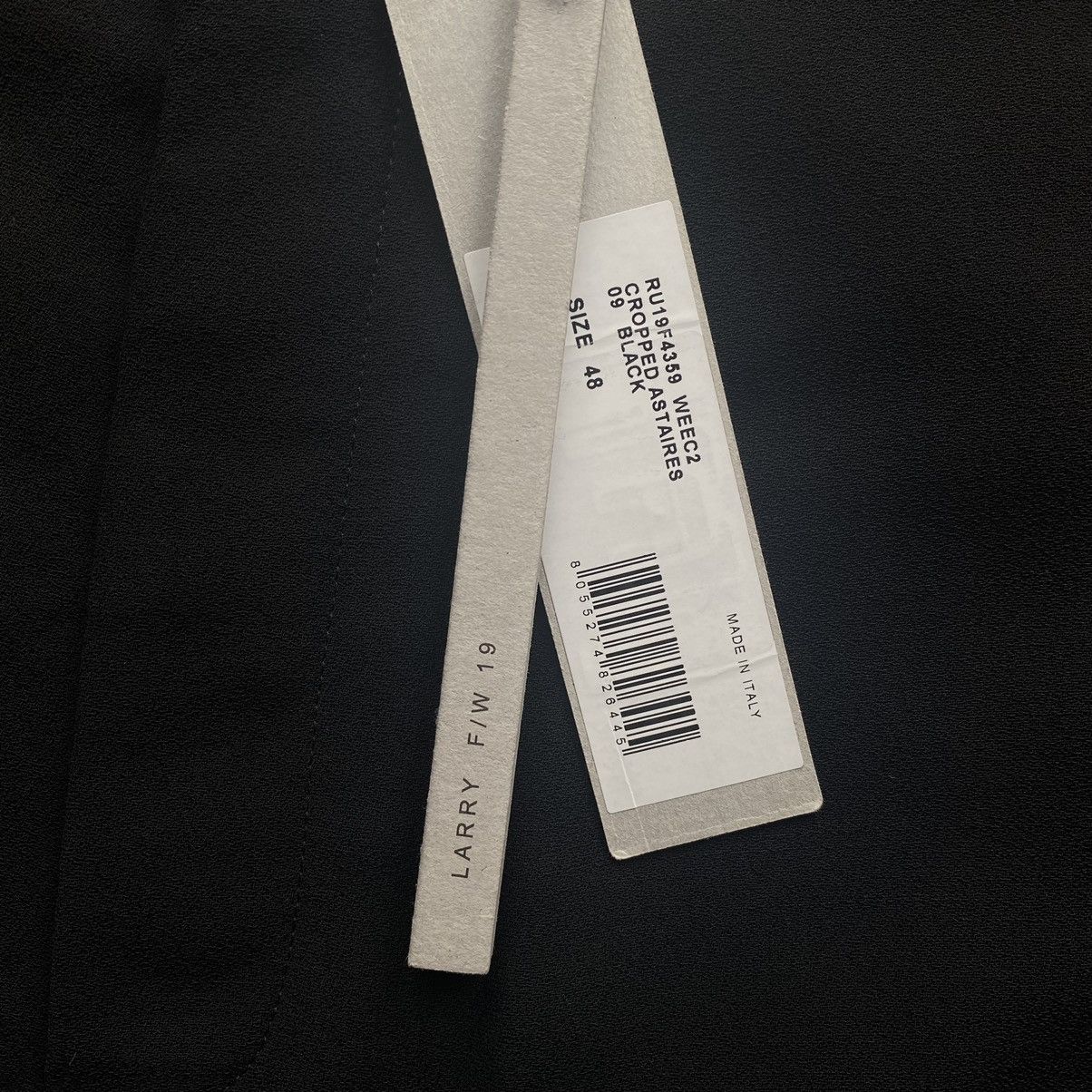 Rick Owens FW19 Larry NWT Cropped Astaires Size US 32 / EU 48 - 3 Thumbnail
