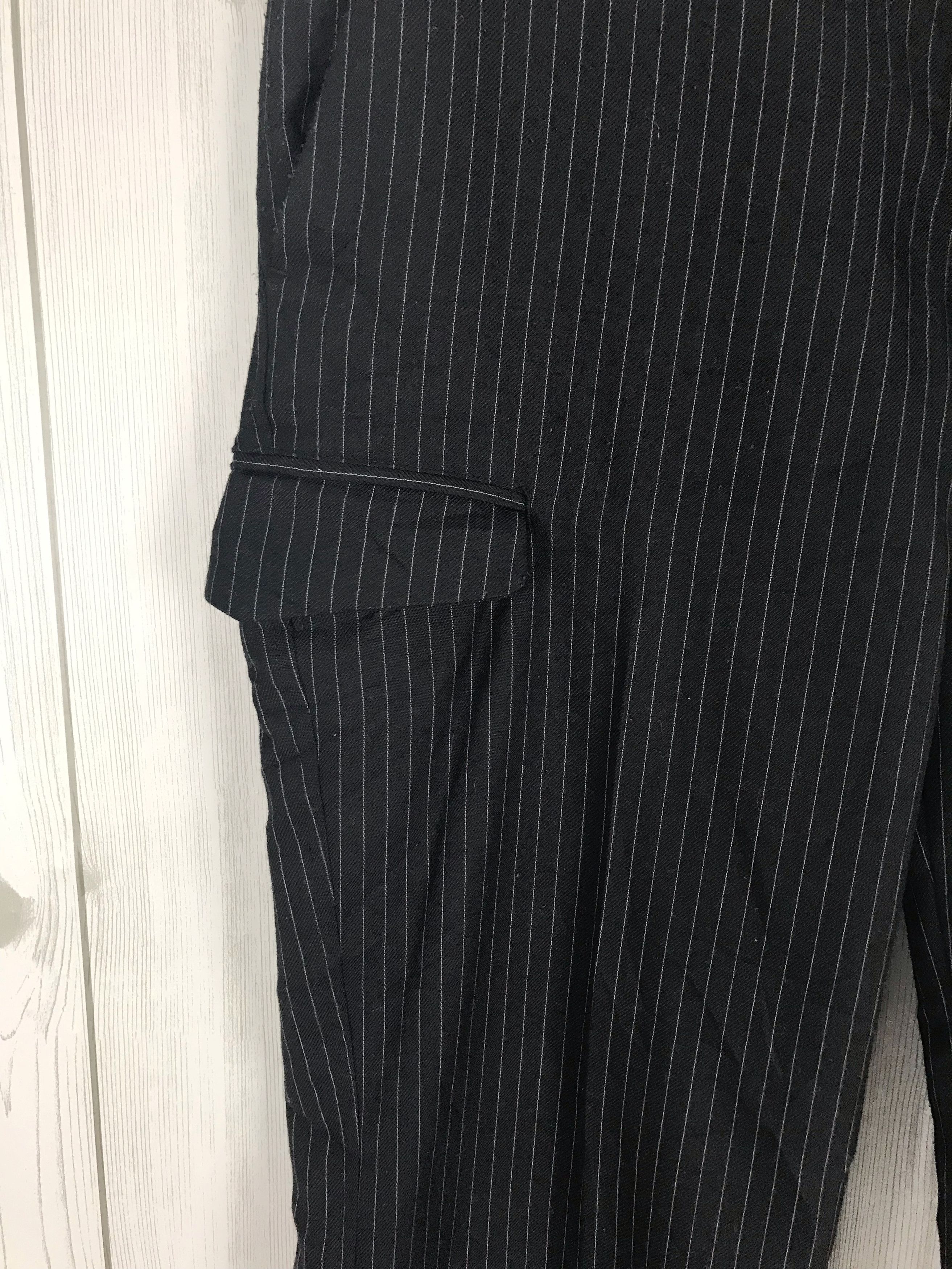 Journal Standard JOURNAL STANDARD Pin Striped Polyester Rayon Cargo Pants Size US 30 / EU 46 - 4 Thumbnail
