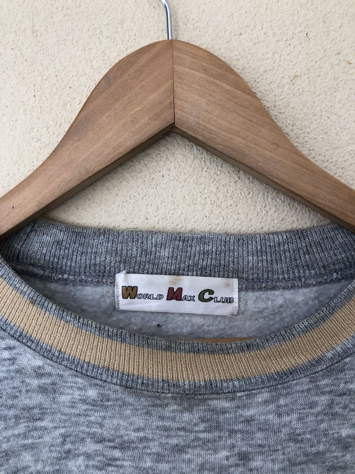 Japanese Brand × Vintage VINTAGE WORLD MAX CLUB EMBROIDERED SWEATSHIRT Size US M / EU 48-50 / 2 - 7 Thumbnail