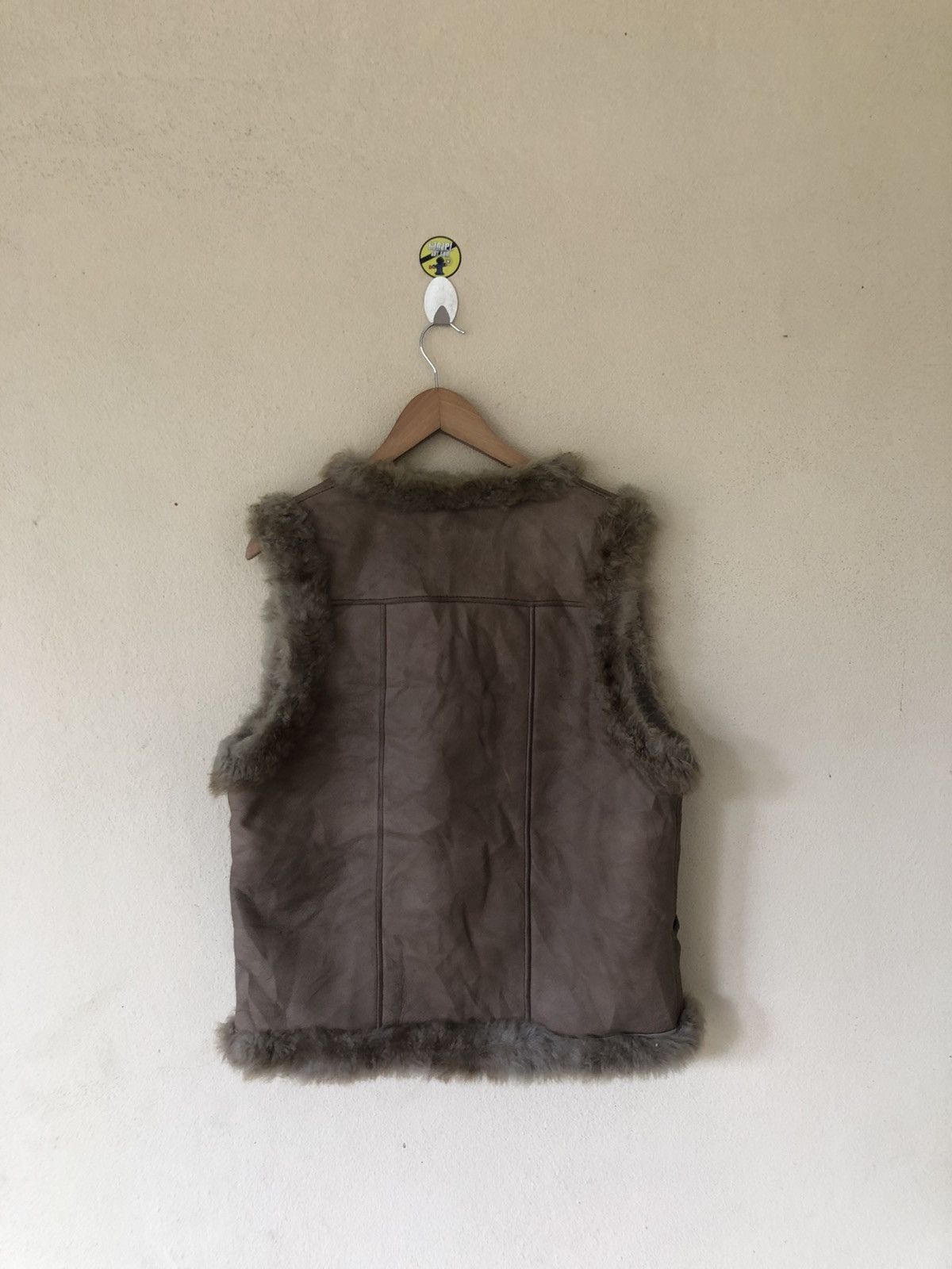 Genuine Leather Vintage Shearling Leather Vest Size US M / EU 48-50 / 2 - 4 Thumbnail