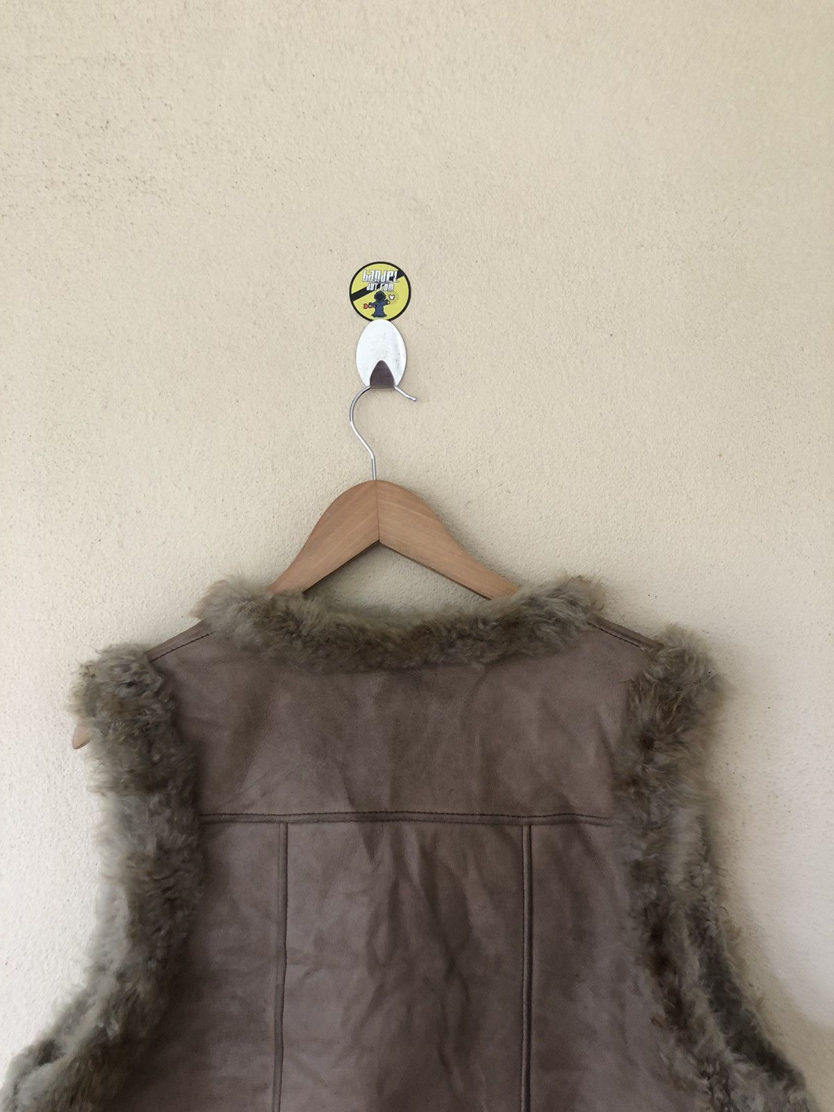 Genuine Leather Vintage Shearling Leather Vest Size US M / EU 48-50 / 2 - 5 Thumbnail