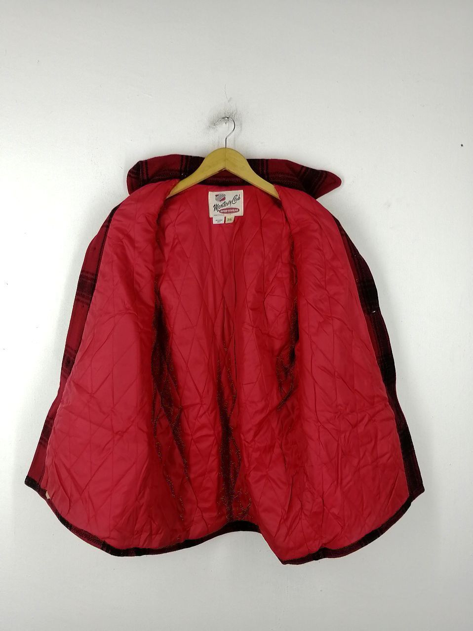 Vintage Vintage 50's 60's Monterey Club Sportswear Flannel Red Wool Size US M / EU 48-50 / 2 - 4 Thumbnail