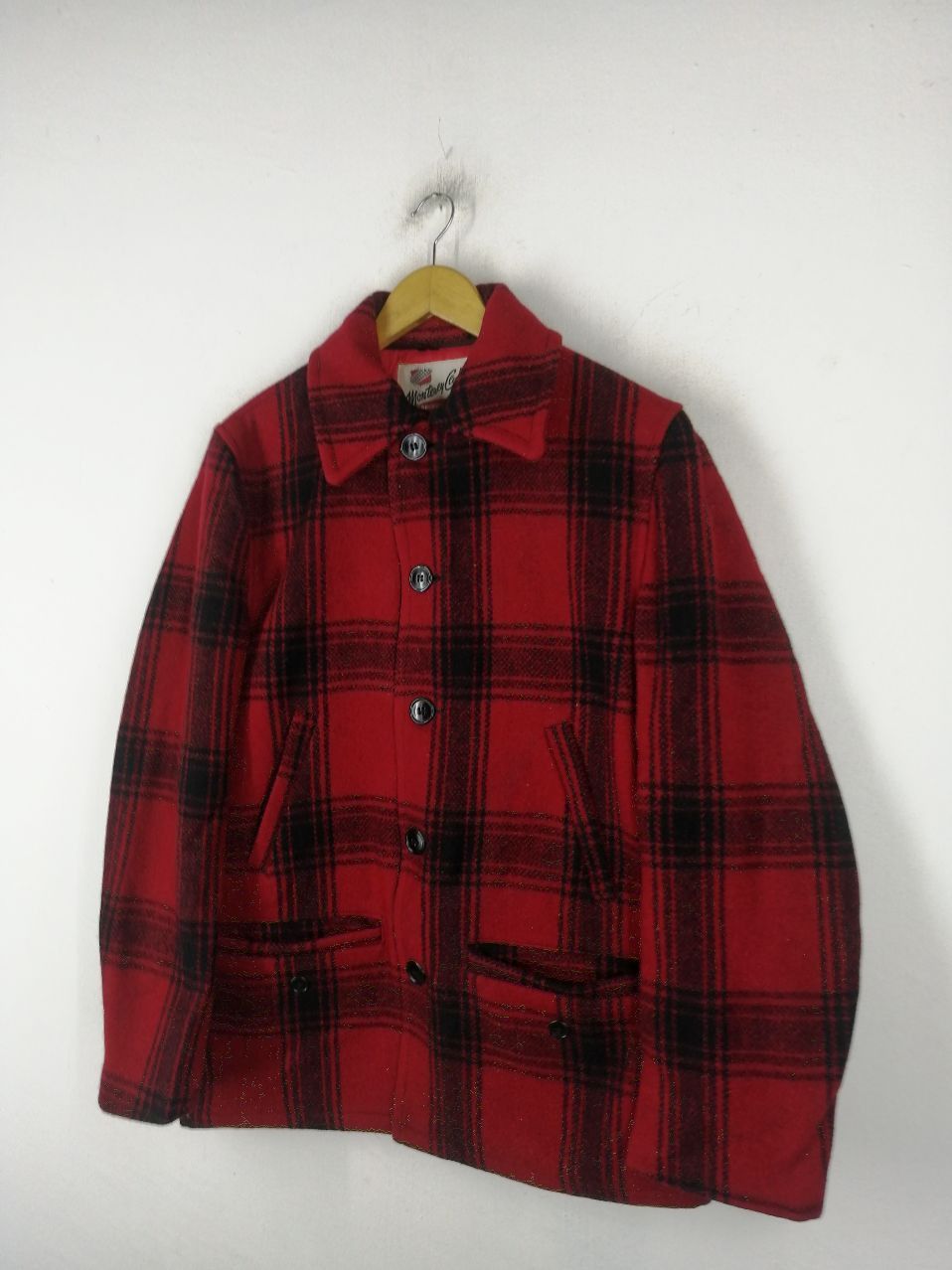 Vintage Vintage 50's 60's Monterey Club Sportswear Flannel Red Wool Size US M / EU 48-50 / 2 - 2 Thumbnail
