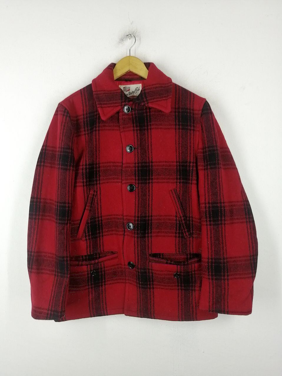 Vintage Vintage 50's 60's Monterey Club Sportswear Flannel Red Wool Size US M / EU 48-50 / 2 - 1 Thumbnail