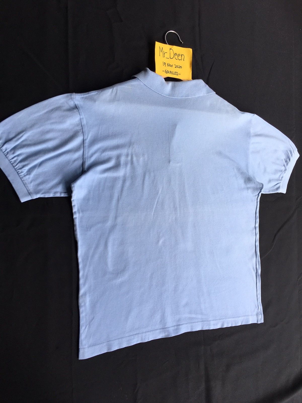 Yves Saint Laurent Vtg Yves Saint Laurent YSL Pour Homme SmallSpellout Polo Size US M / EU 48-50 / 2 - 13 Thumbnail