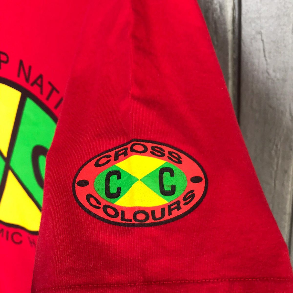 Cross Colours × Vintage RARE‼️Vintage 90s CROSS COLOURS T-Shirt men Size US XXL / EU 58 / 5 - 3 Thumbnail