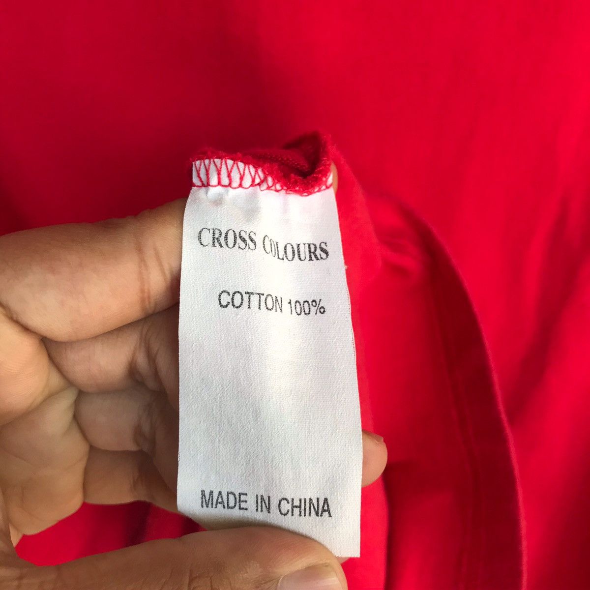 Cross Colours × Vintage RARE‼️Vintage 90s CROSS COLOURS T-Shirt men Size US XXL / EU 58 / 5 - 8 Thumbnail