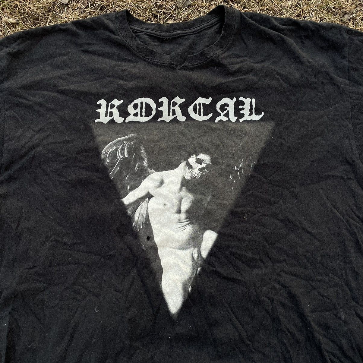 Vintage Vintage 90s Radical Graphic Tee Dark Grunge Occult Slim XL Size US XL / EU 56 / 4 - 4 Thumbnail