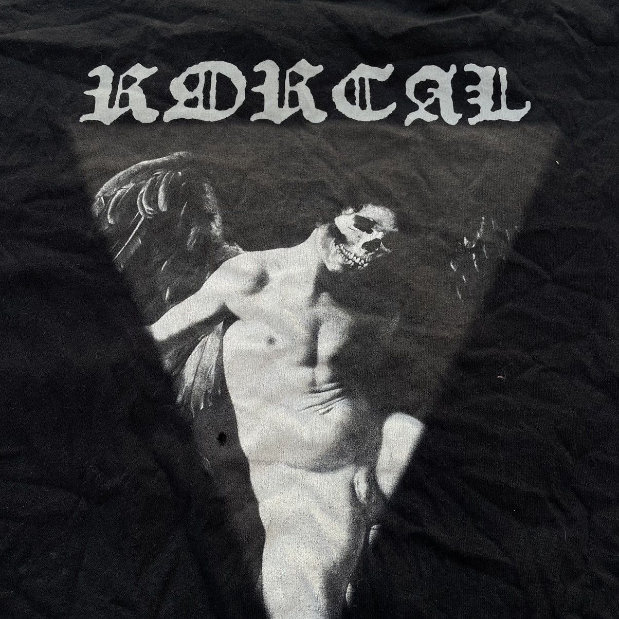 Vintage Vintage 90s Radical Graphic Tee Dark Grunge Occult Slim XL Size US XL / EU 56 / 4 - 5 Thumbnail