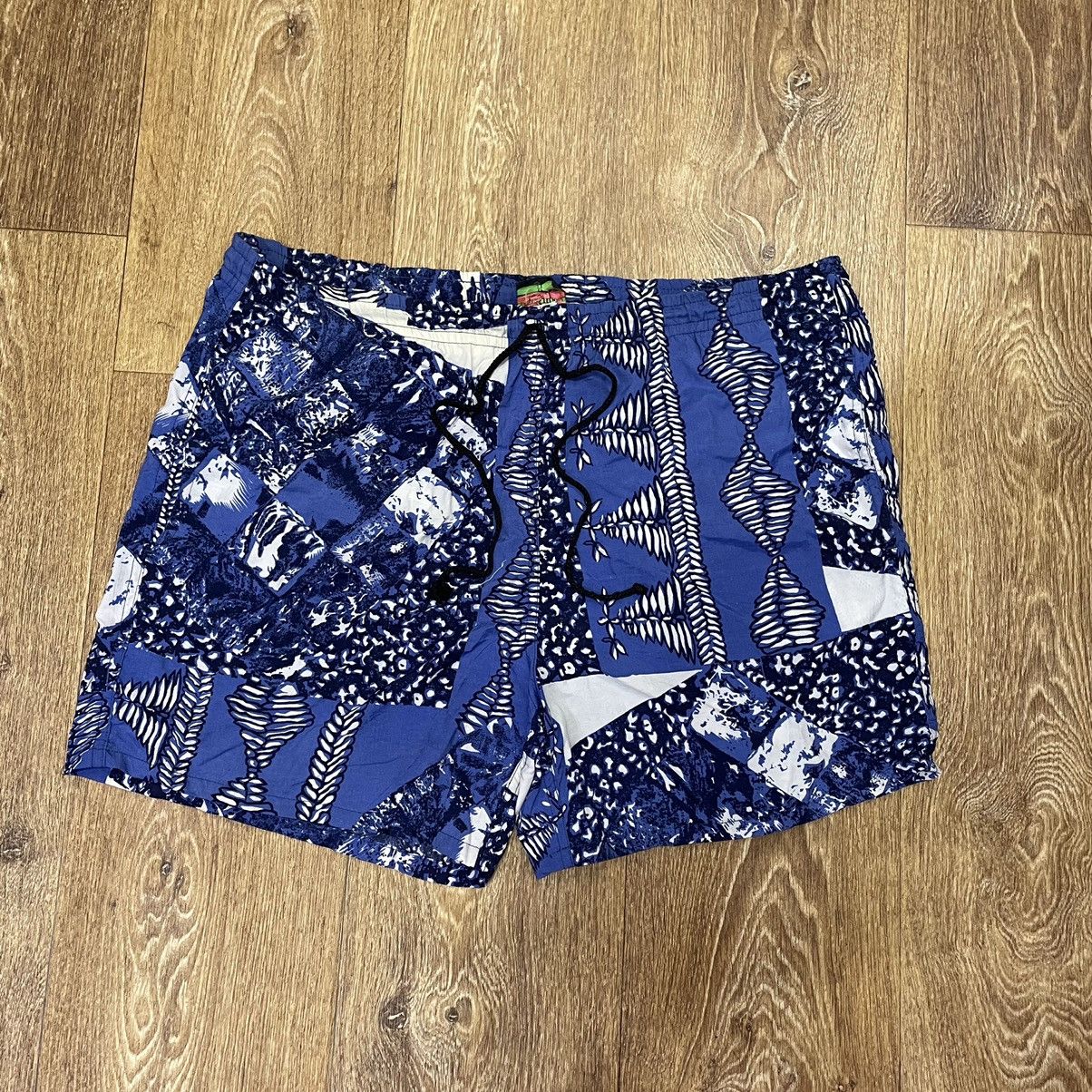 Vintage Vintage 90s All Over Print Baggy Shorts Streetwear Skate 34 Size US 34 / EU 50 - 1 Thumbnail
