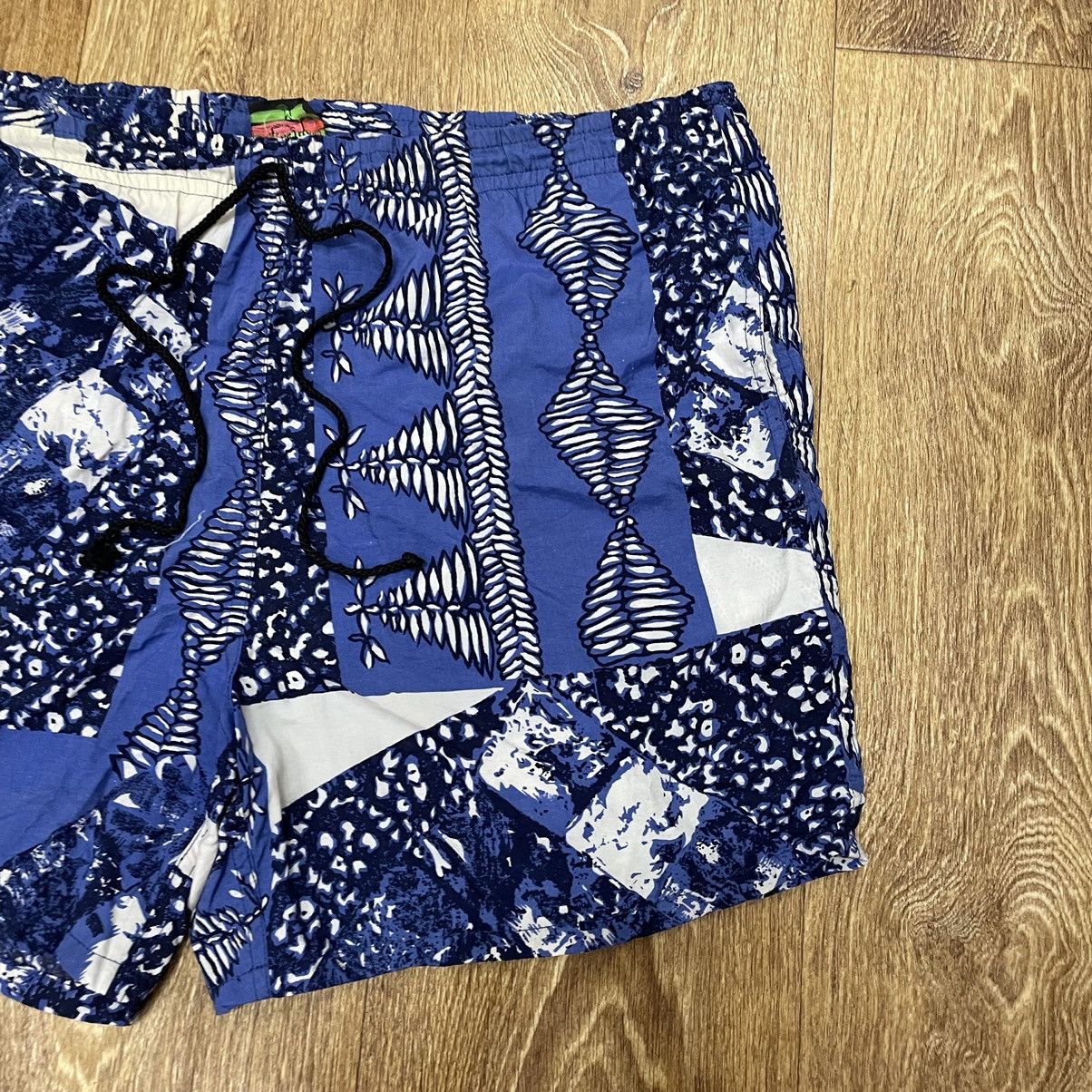 Vintage Vintage 90s All Over Print Baggy Shorts Streetwear Skate 34 Size US 34 / EU 50 - 2 Thumbnail