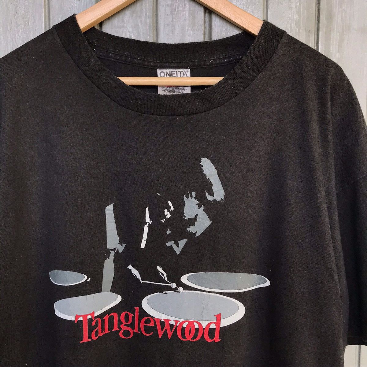 Band Tees × Vintage *‼️Vintage TANGLEWOOD guitar by oneita 90s Size US L / EU 52-54 / 3 - 3 Thumbnail