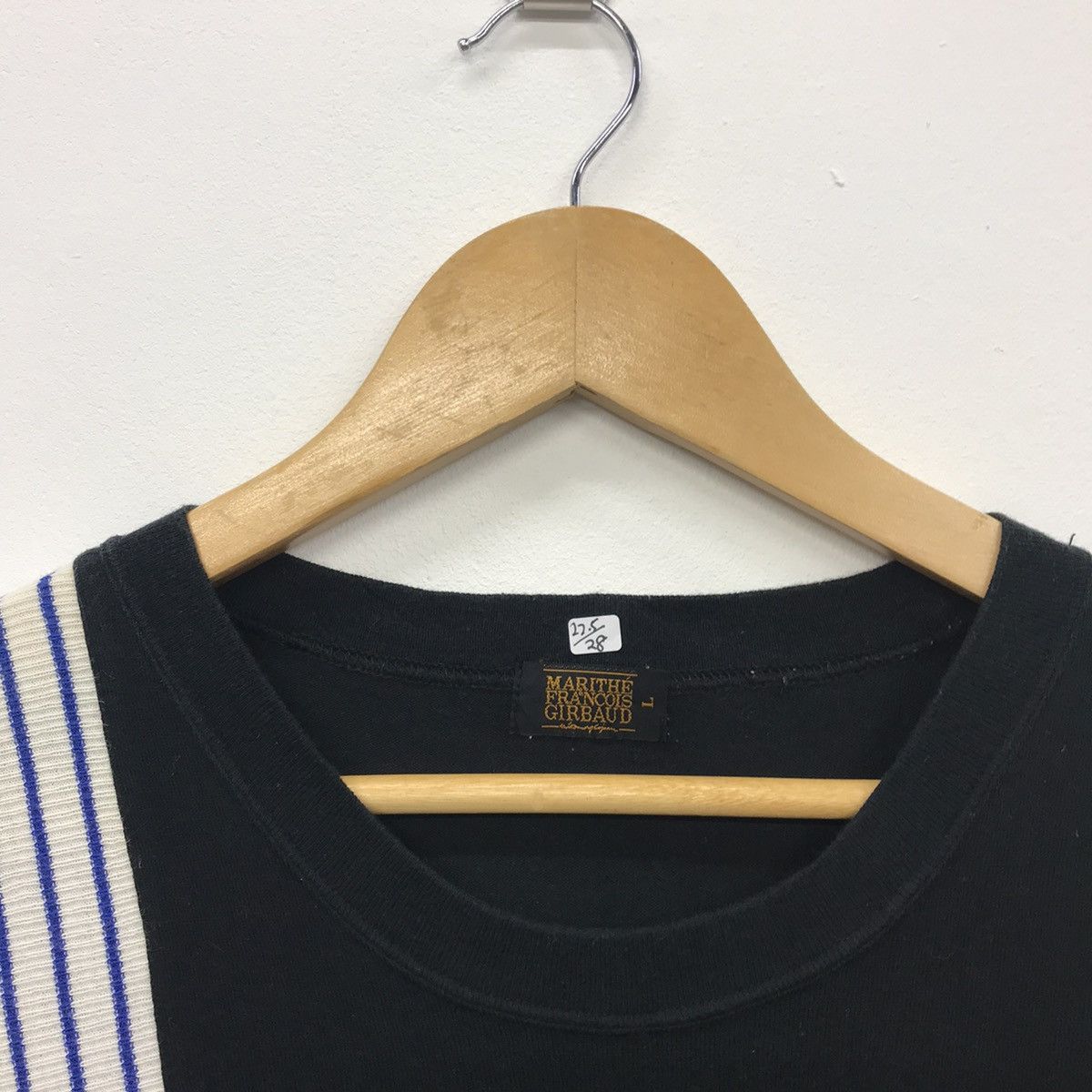 Marithe + Francois Girbaud × Vintage Rare!! Vintage Marithe Francois Girbaud Unique Design Tee Size US L / EU 52-54 / 3 - 3 Thumbnail