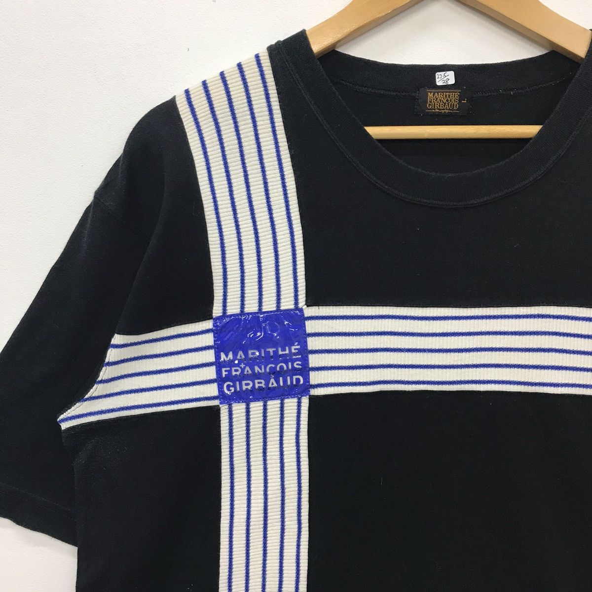 Marithe + Francois Girbaud × Vintage Rare!! Vintage Marithe Francois Girbaud Unique Design Tee Size US L / EU 52-54 / 3 - 7 Thumbnail