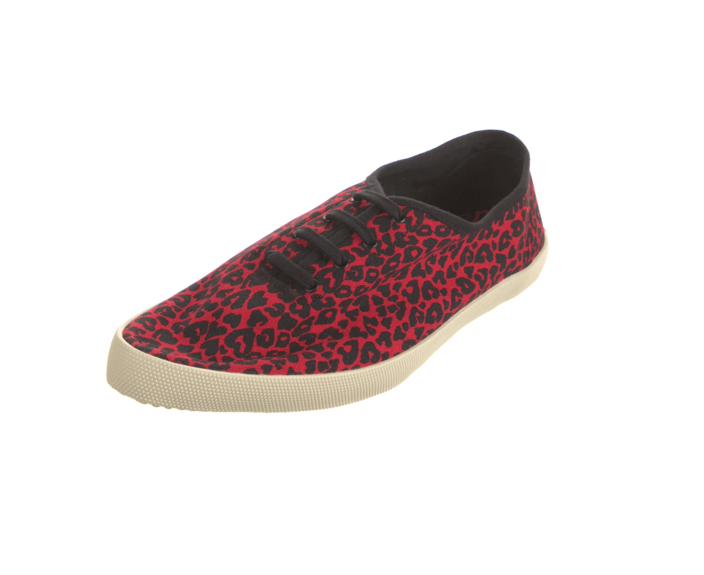 Anthony Vaccarello Sid 05 Red Leopard Print Low Tops Size 43 Size US 10 / EU 43 - 2 Thumbnail