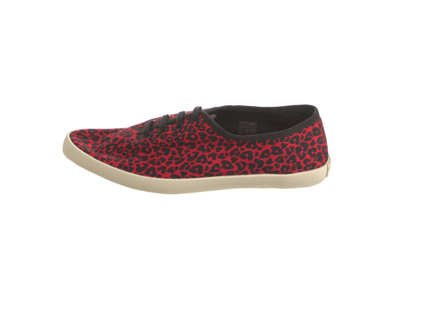 Anthony Vaccarello Sid 05 Red Leopard Print Low Tops Size 43 Size US 10 / EU 43 - 1 Thumbnail