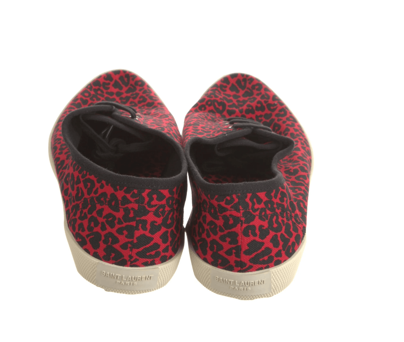 Anthony Vaccarello Sid 05 Red Leopard Print Low Tops Size 43 Size US 10 / EU 43 - 4 Thumbnail