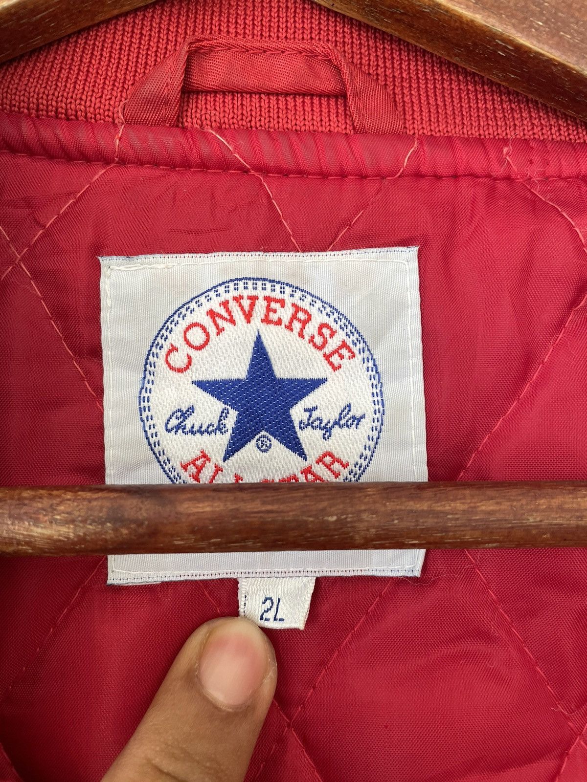 Converse VINTAGE EMBROIDERED CONVERSE BOMBER JACKET Size US XXL / EU 58 / 5 - 6 Thumbnail