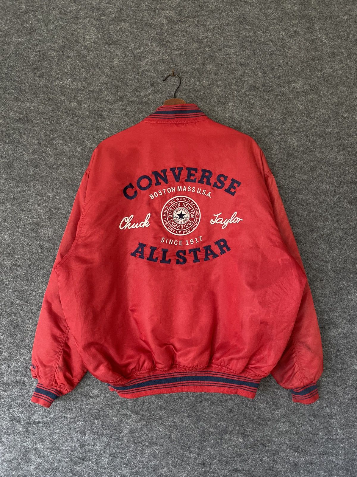 Converse VINTAGE EMBROIDERED CONVERSE BOMBER JACKET Size US XXL / EU 58 / 5 - 1 Thumbnail