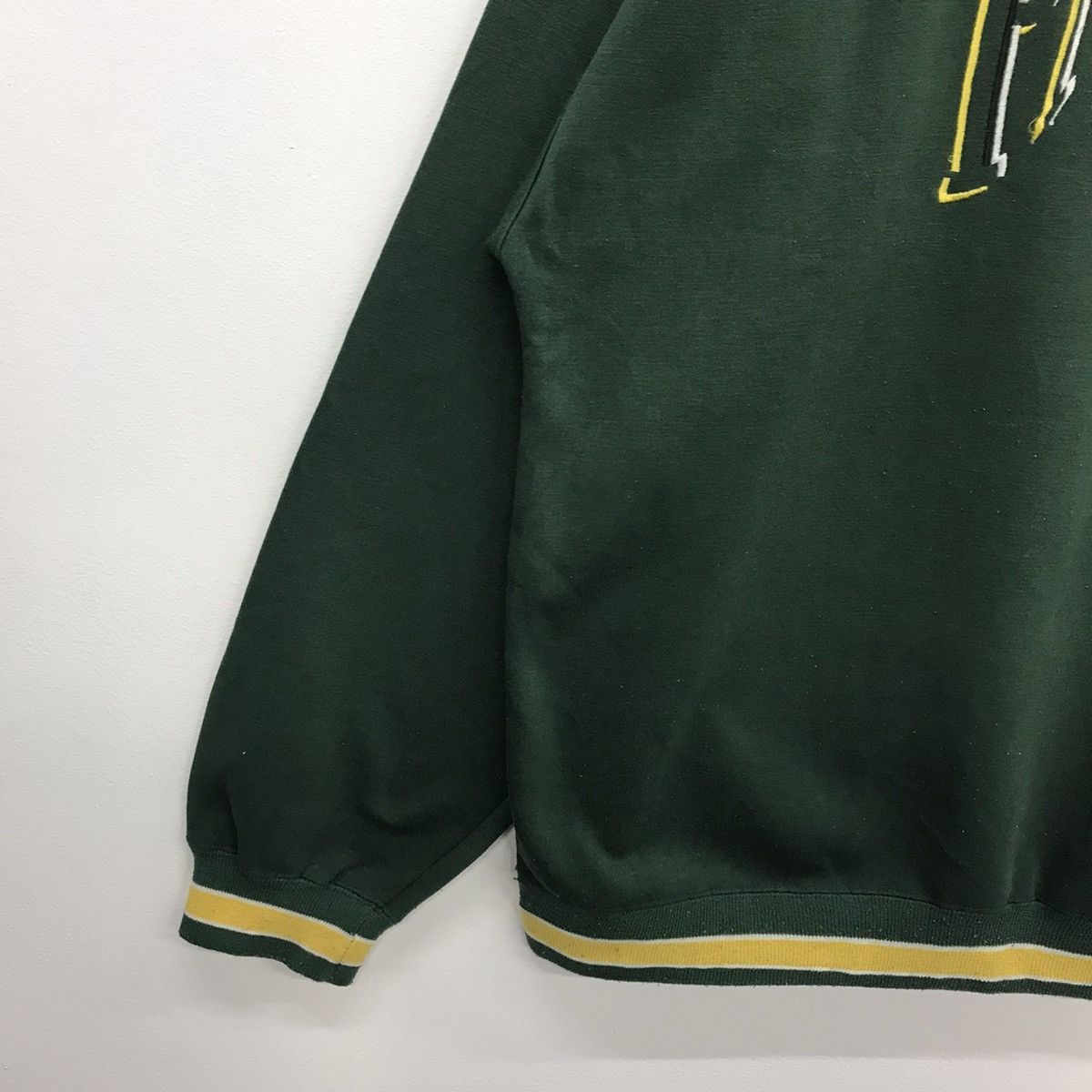 Logo 7 × NFL × Vintage Rare!!Vintage NFL Green Bay Packers Big Spellout Sweatshirt Size US XL / EU 56 / 4 - 5 Thumbnail