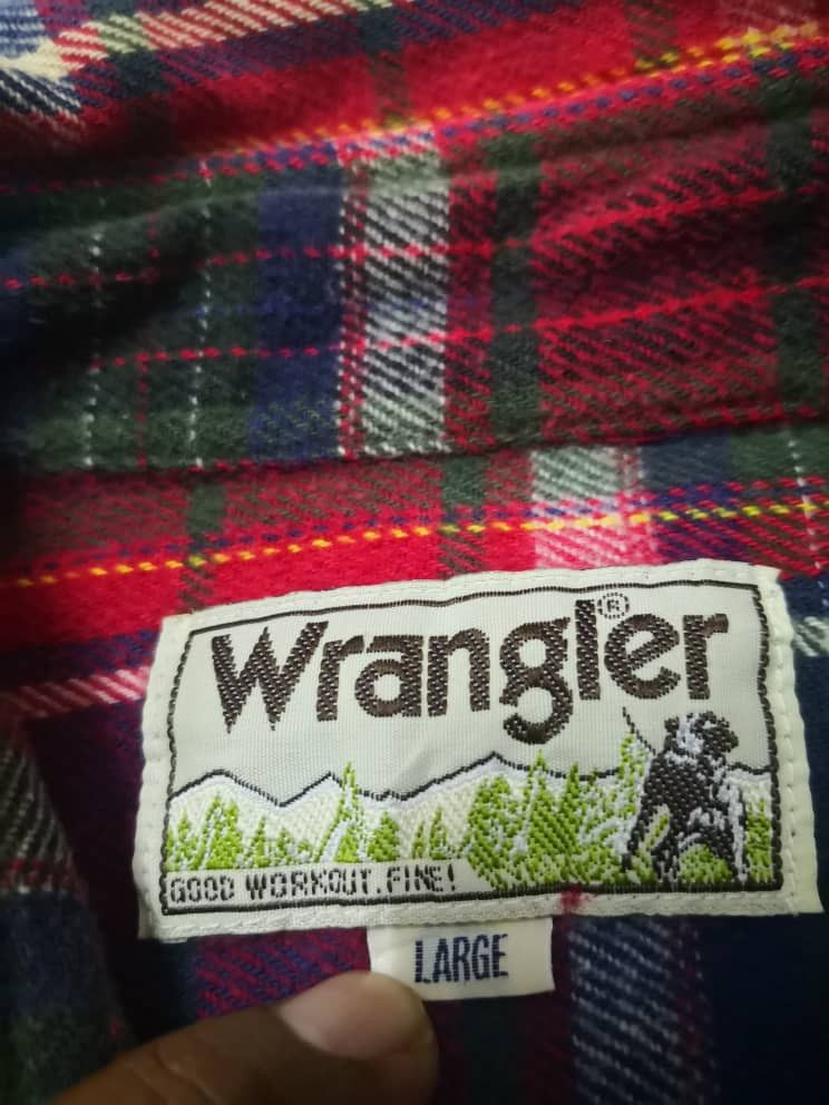 Flannel Wrangler Flannel Size US L / EU 52-54 / 3 - 3 Thumbnail