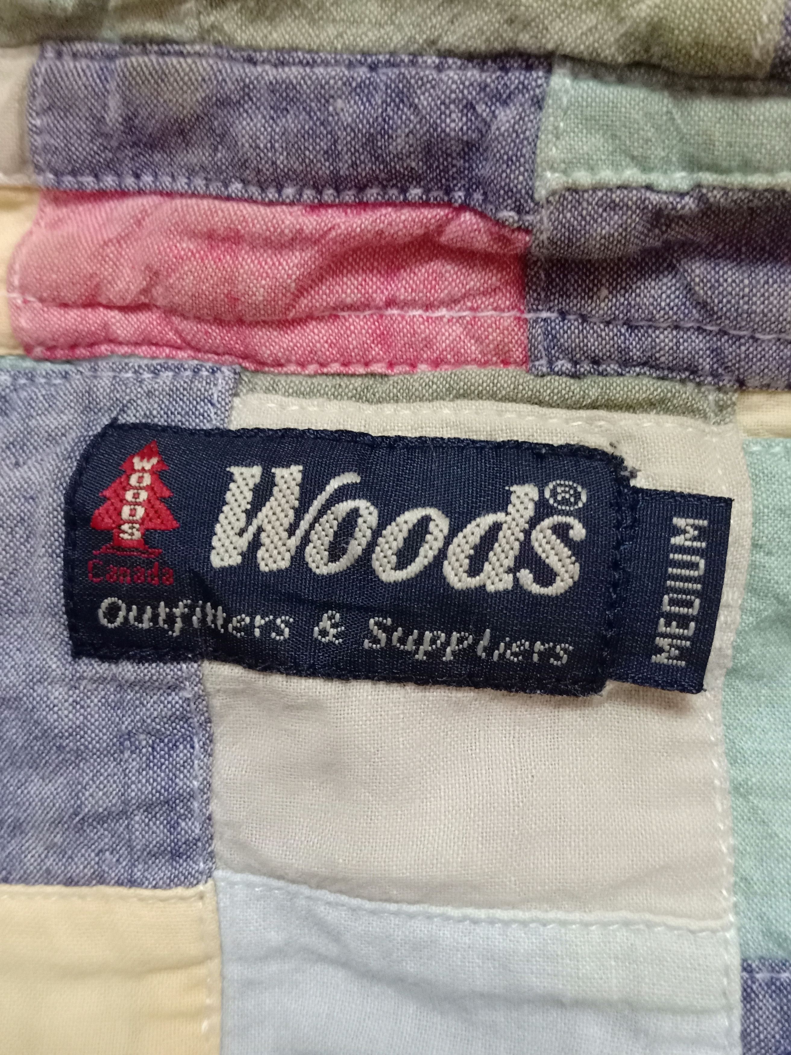 Japanese Brand Woods Patchwork Long Sleeve Shirt Size US M / EU 48-50 / 2 - 4 Thumbnail