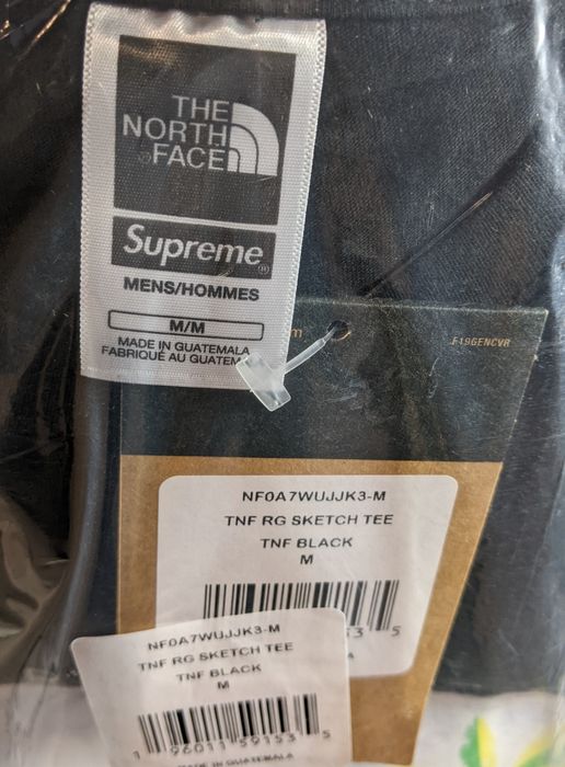 Supreme Supreme X North Face Sketch Tee Size M | Grailed