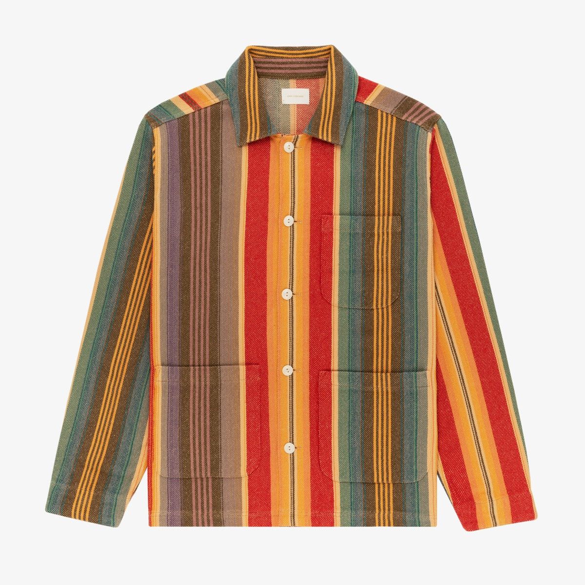 Aime Leon Dore Blanket Stripe Chore Shirt Size US L / EU 52-54 / 3 - 1 Thumbnail