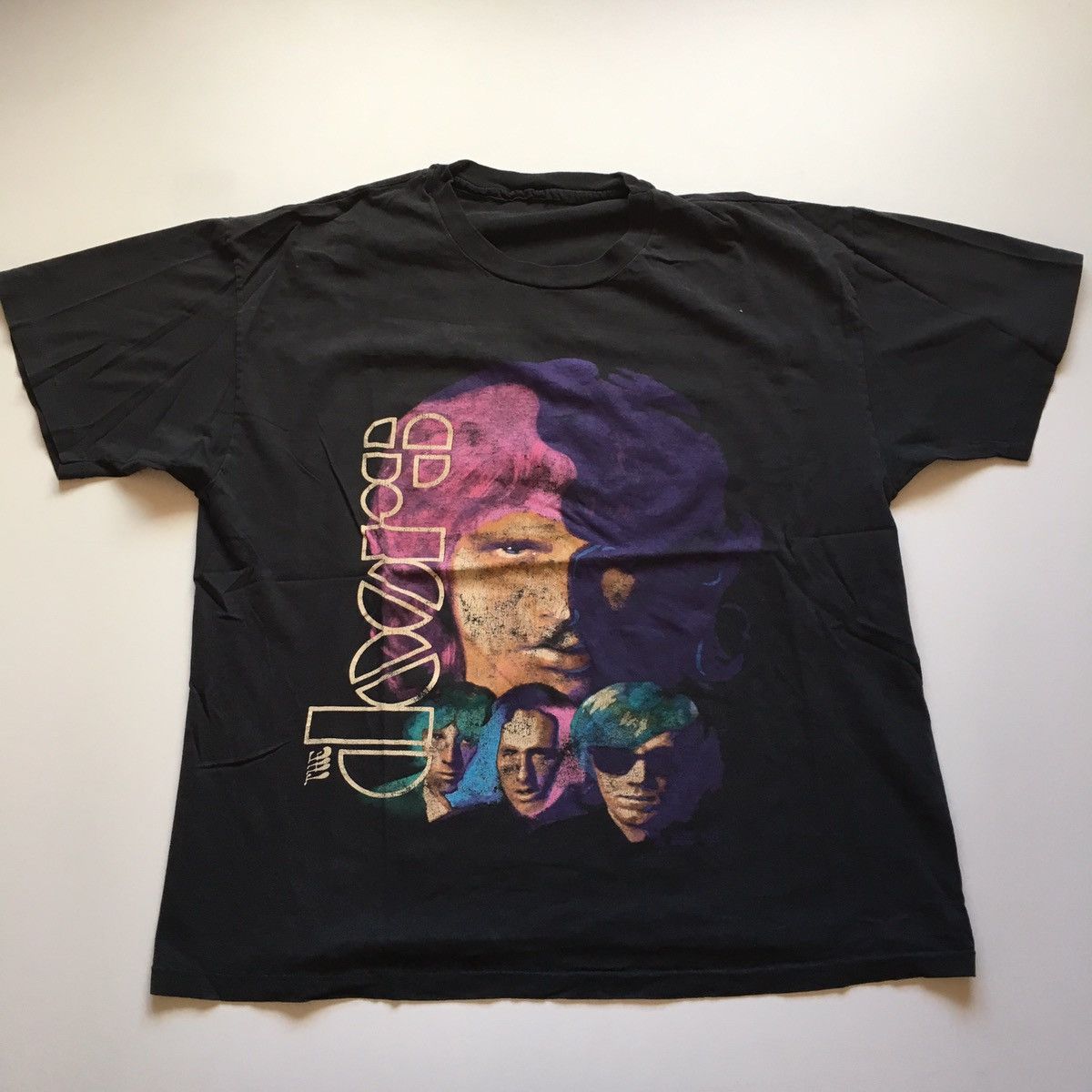 Band Tees × Vintage Vintage 90s The Doors Jim Morrison Graphic T Shirt Large Size US M / EU 48-50 / 2 - 1 Thumbnail