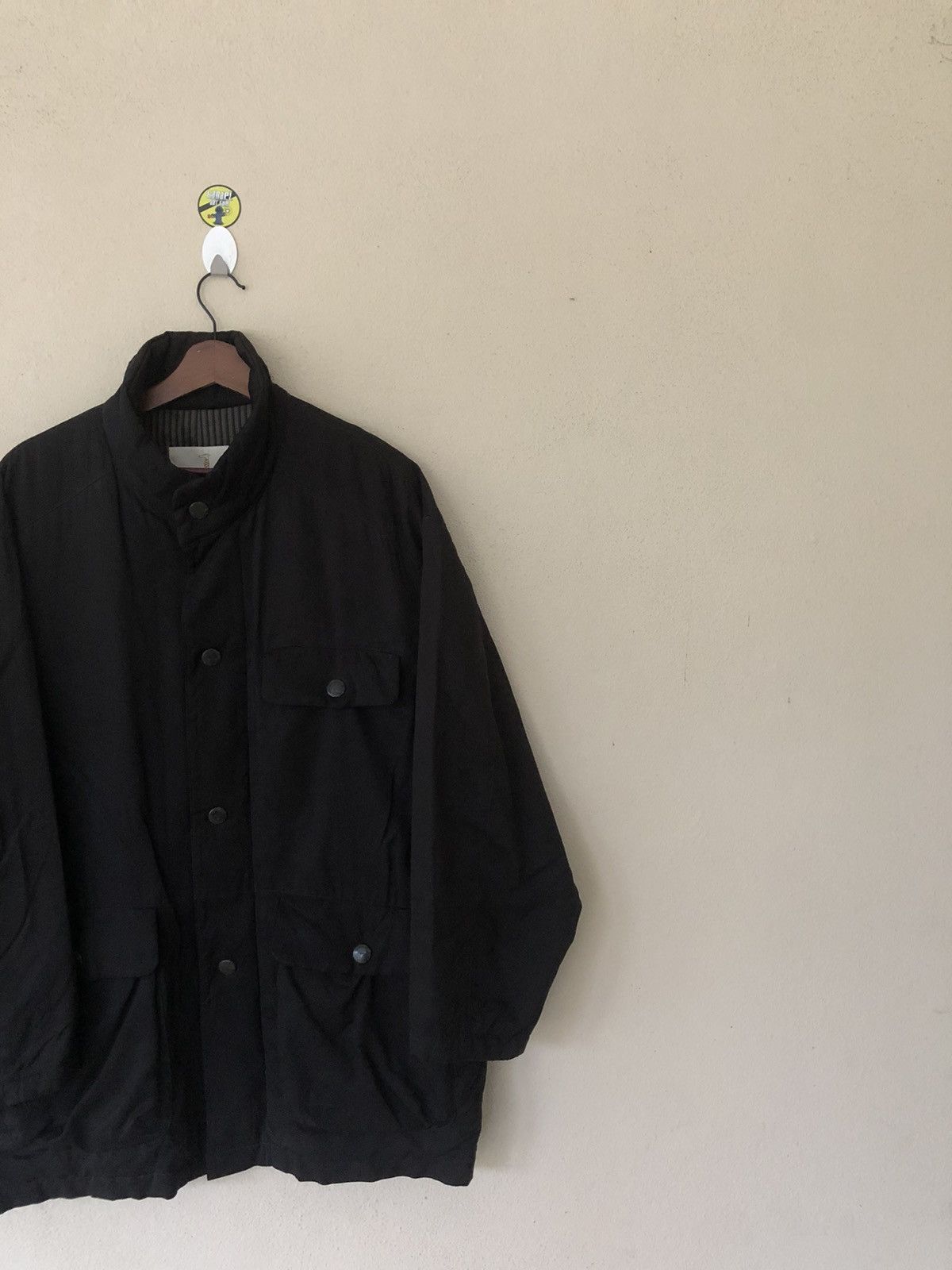 Trussardi × Vintage Vintage Trussardi Long Black Jacket Size US M / EU 48-50 / 2 - 4 Thumbnail