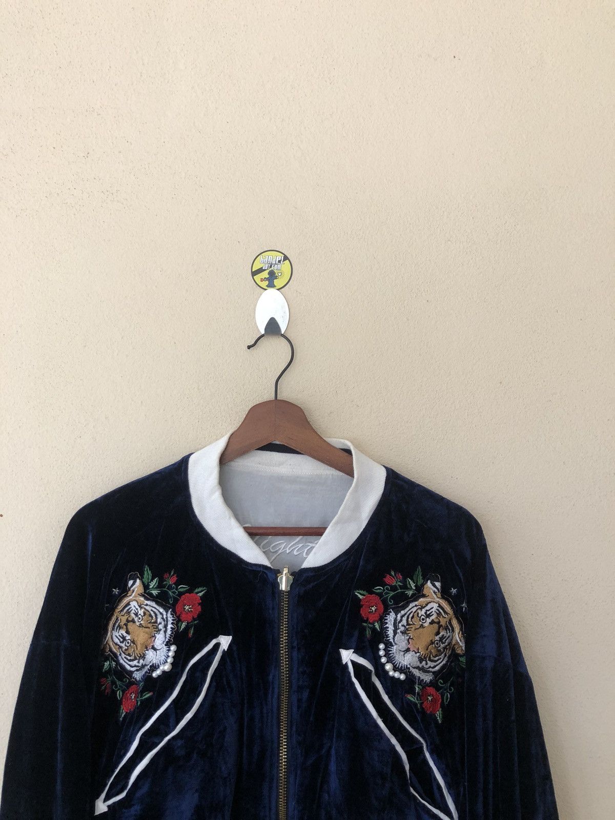 Vintage Reversible Sukajan Tiger Embroidered Satin Jacket Size US M / EU 48-50 / 2 - 5 Thumbnail