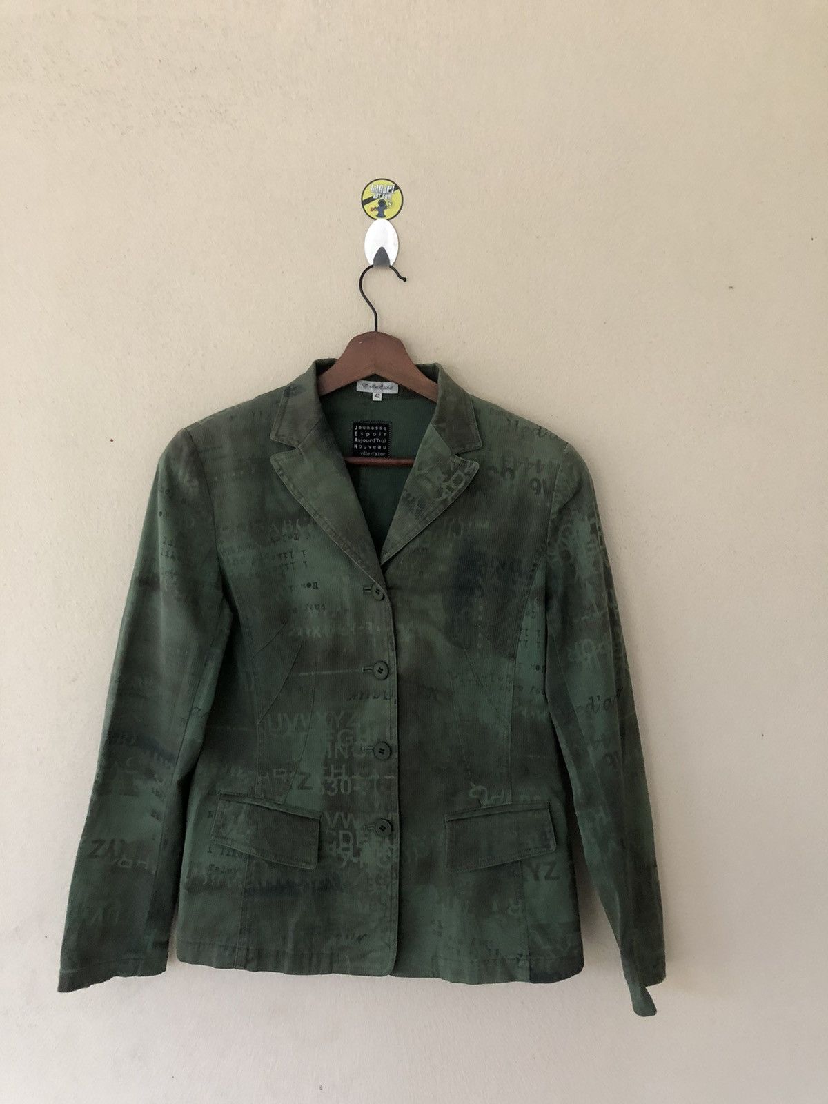 Japanese Brand × Vintage Vintage Ville D’azur Overprinted Jacket Size US S / EU 44-46 / 1 - 1 Thumbnail