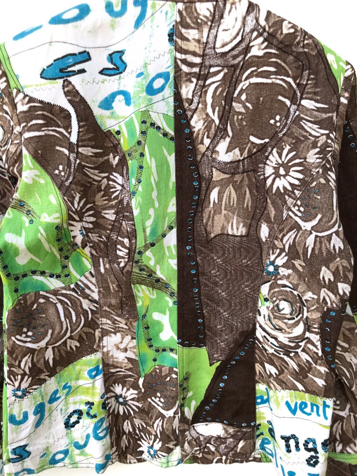 Kansai Yamamoto Kansai Yamamoto Bis All Over Print Cotton Light Jacket Size US S / EU 44-46 / 1 - 5 Thumbnail