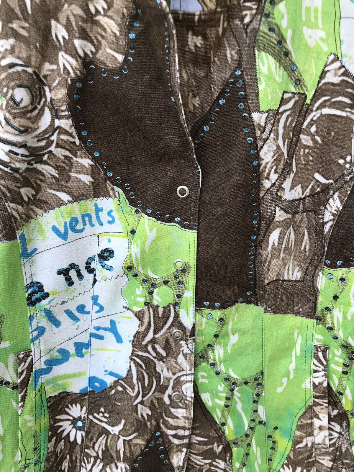 Kansai Yamamoto Kansai Yamamoto Bis All Over Print Cotton Light Jacket Size US S / EU 44-46 / 1 - 6 Thumbnail