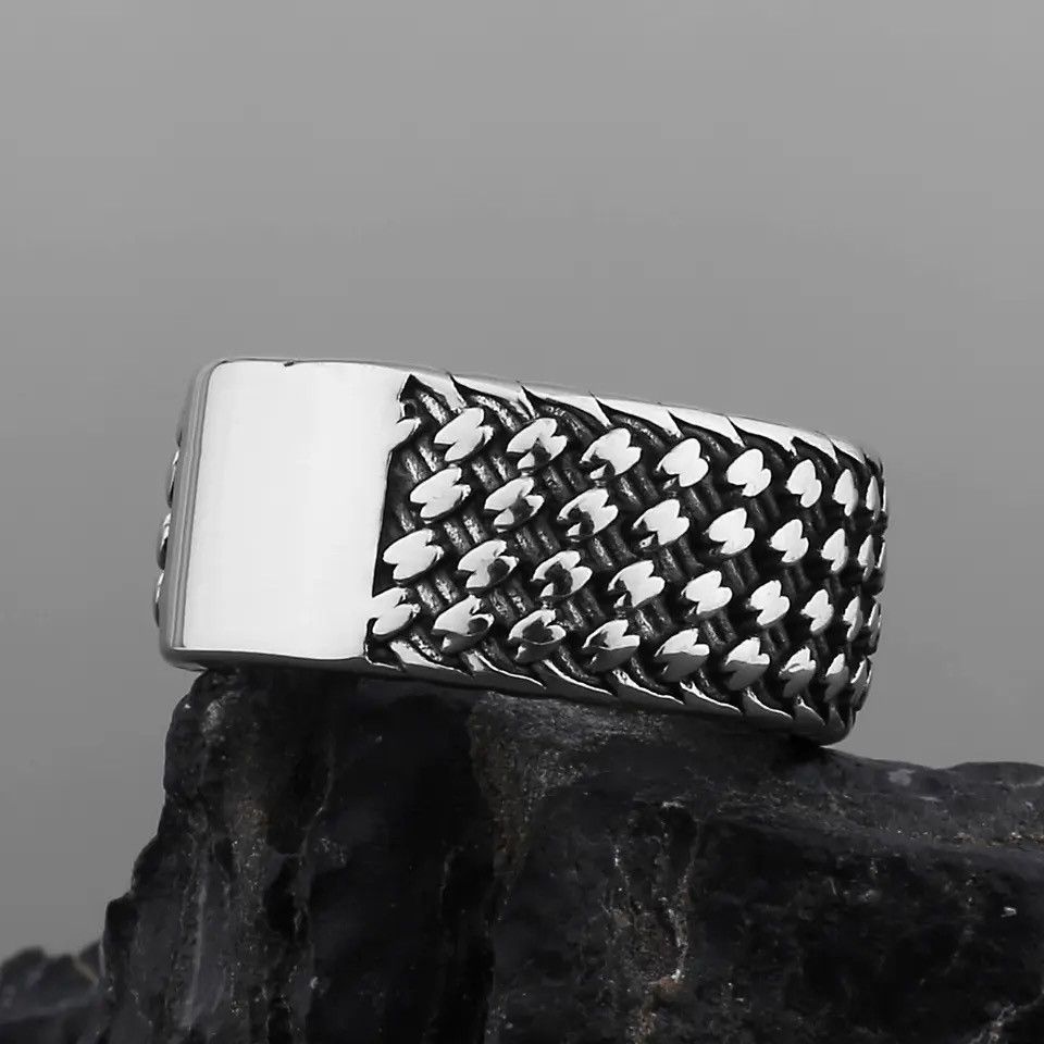 Jewelry Retro Interwoven Ring Size ONE SIZE - 2 Thumbnail