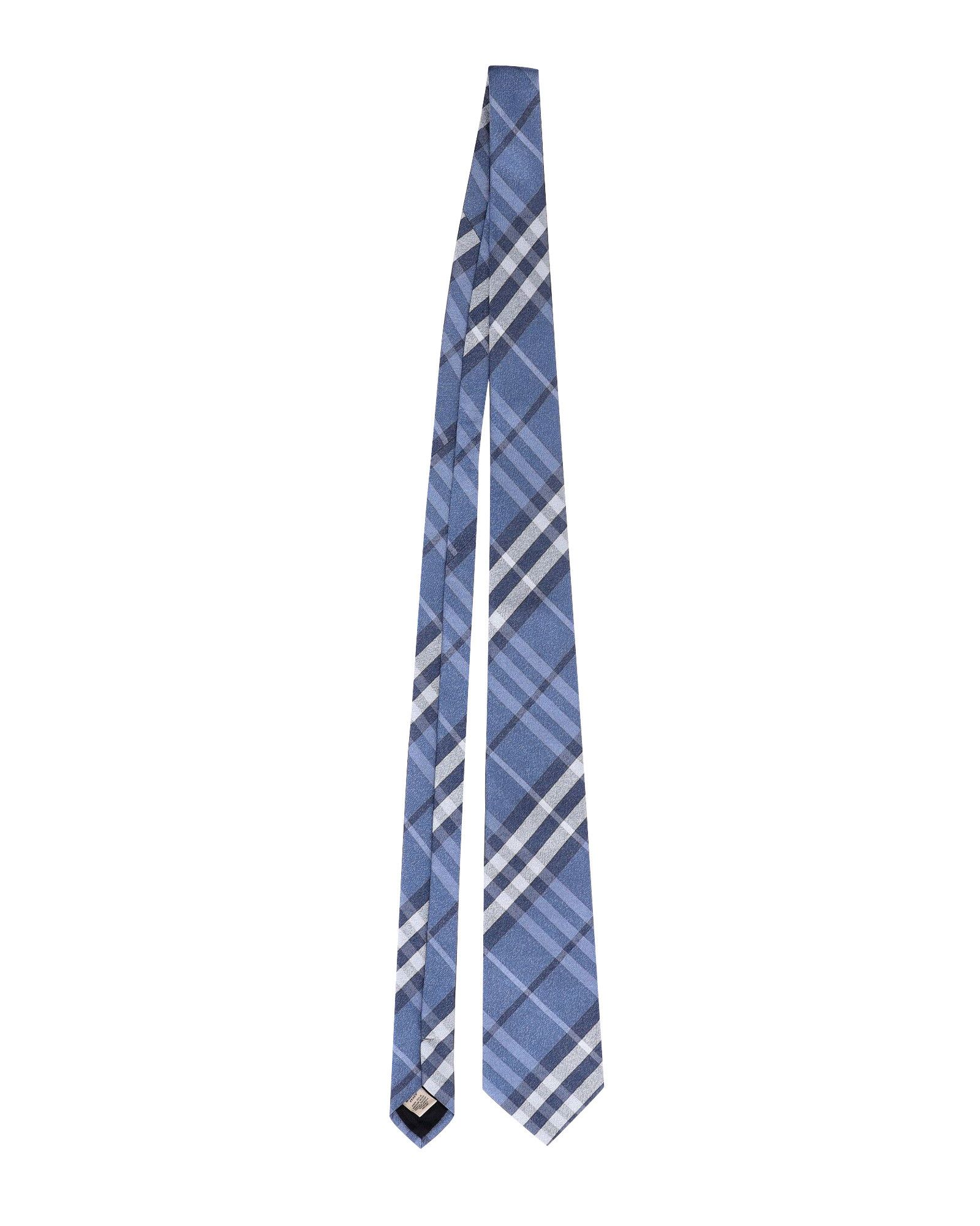 Blue on sale burberry tie