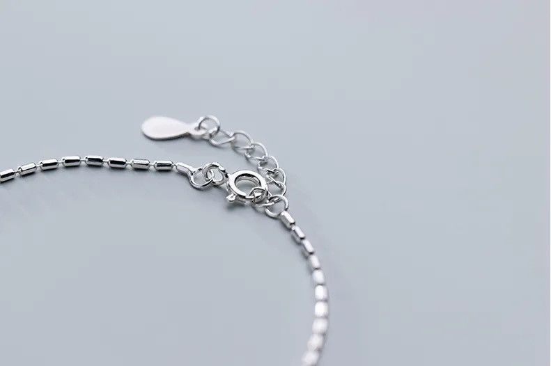 Jewelry Minimalist Glossy Long Bead Charm Bracelet Size ONE SIZE - 2 Thumbnail