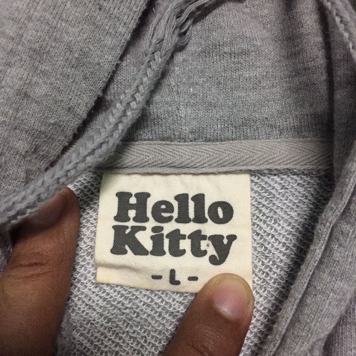 Anime × Cartoon Network Big Hello Kitty Zipper Hoodie Jacket Size US L / EU 52-54 / 3 - 12 Thumbnail