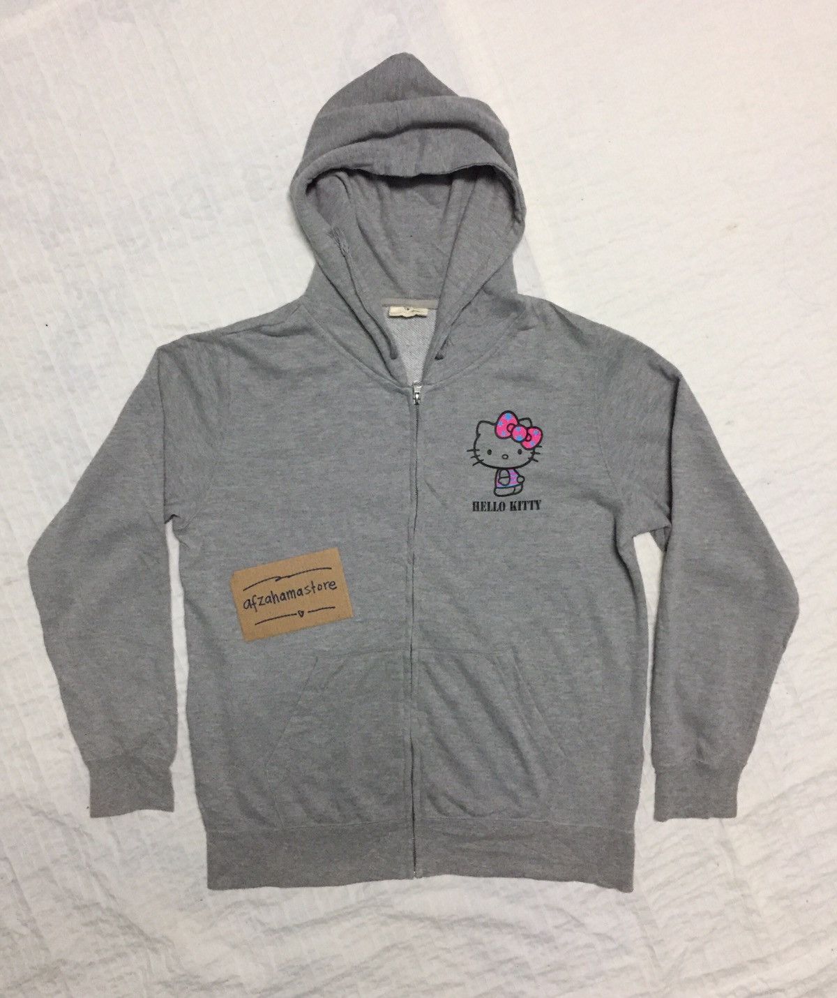 Anime × Cartoon Network Big Hello Kitty Zipper Hoodie Jacket Size US L / EU 52-54 / 3 - 2 Thumbnail