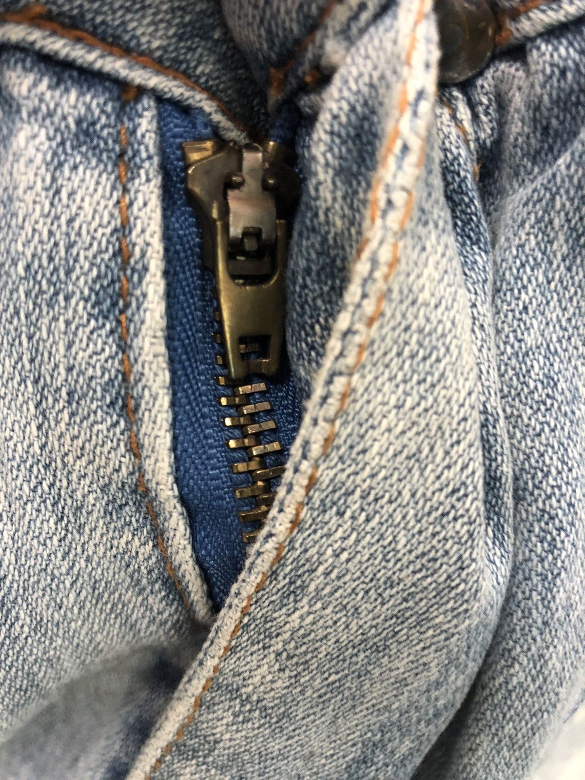 Seditionaries Distressed COSMO MODA denim with Rare Iron Button at Waist Size US 31 - 19 Thumbnail