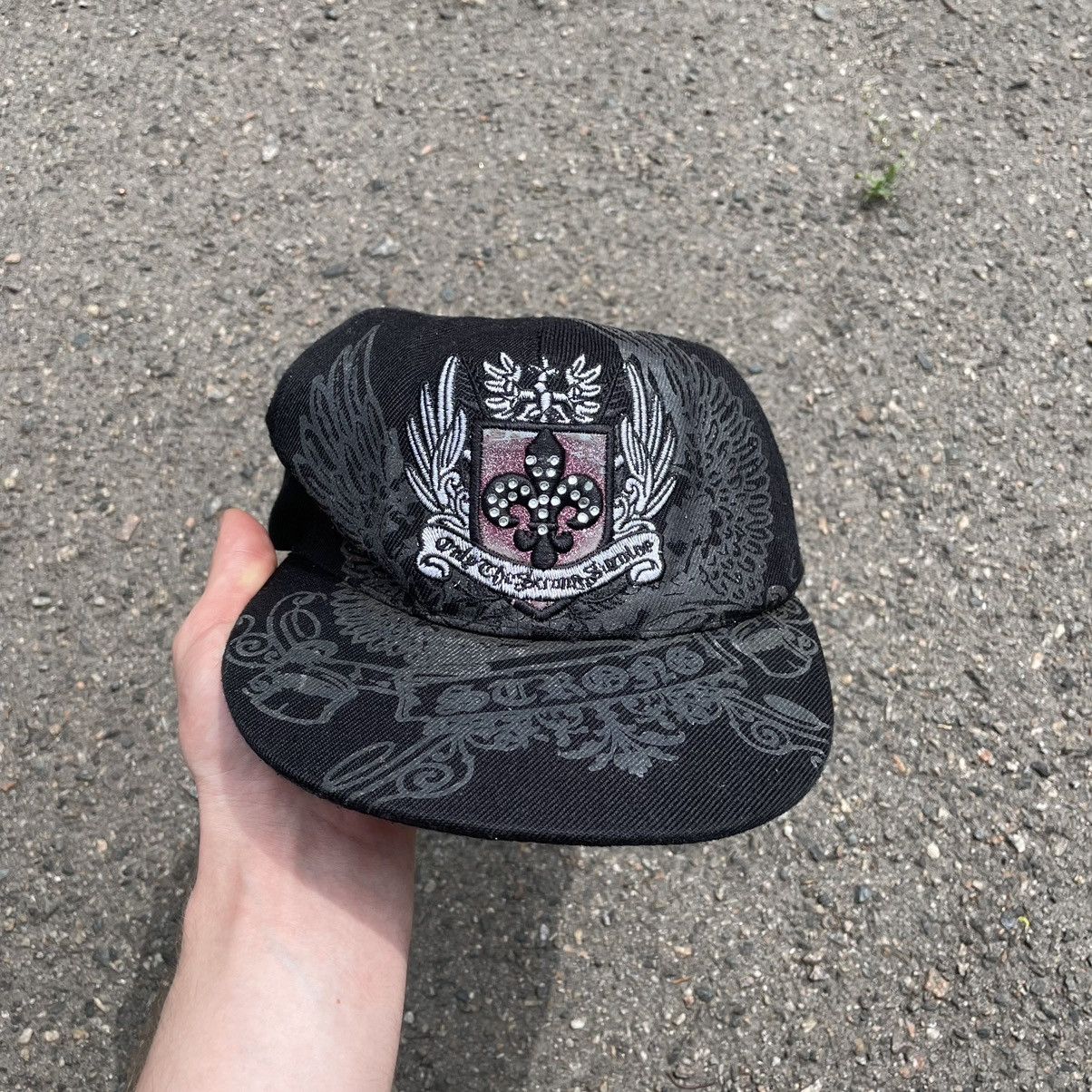Vintage Vintage Y2K Streetwear Snapback Hat Ed Hardy Style Grunge OS Size ONE SIZE - 1 Thumbnail
