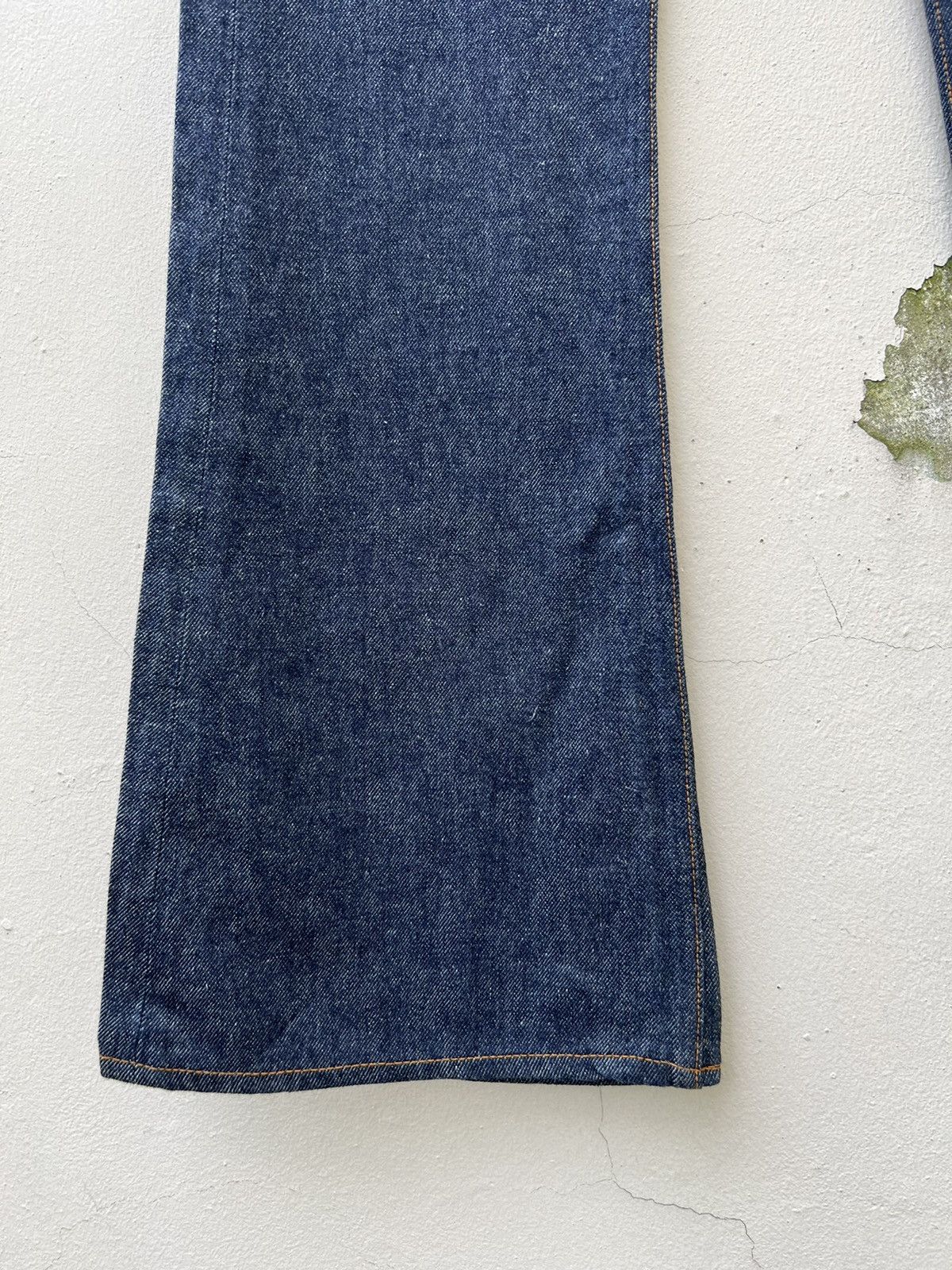 Vintage Vintage 70s SANSON Blue Denim Super Flare Jeans Size US 32 / EU 48 - 11 Thumbnail