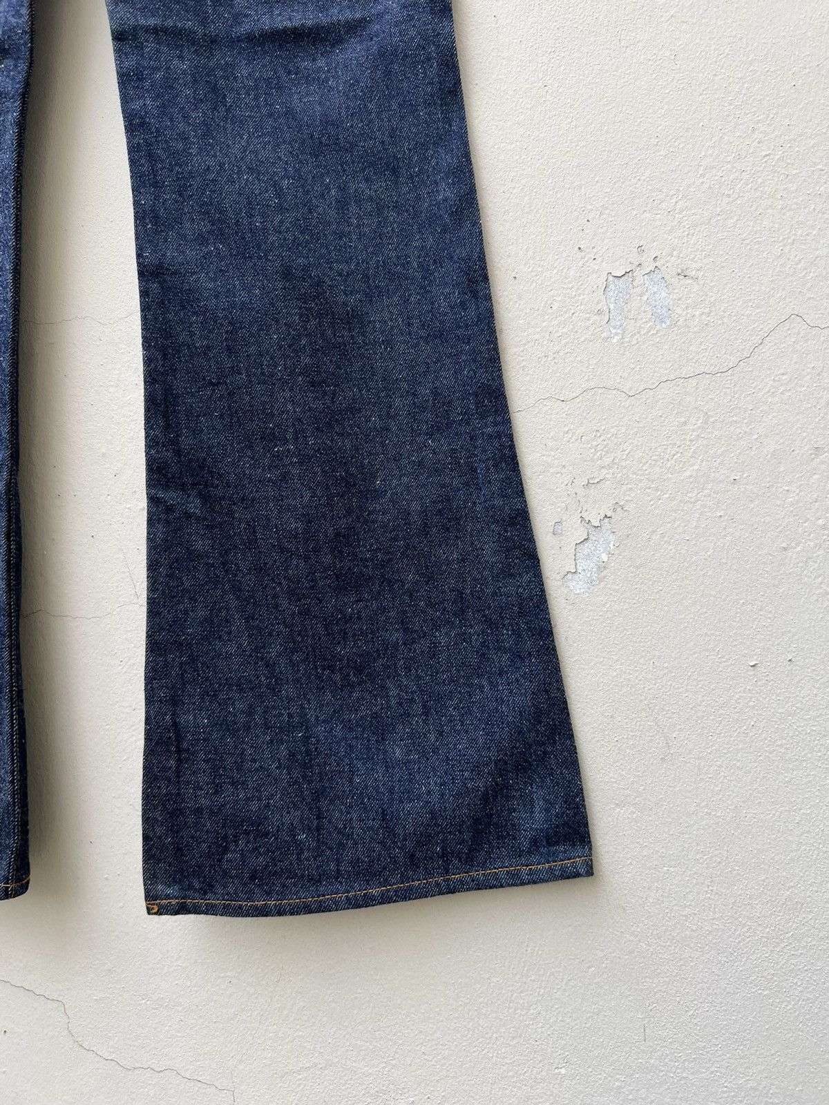 Vintage Vintage 70s SANSON Blue Denim Super Flare Jeans Size US 32 / EU 48 - 22 Thumbnail