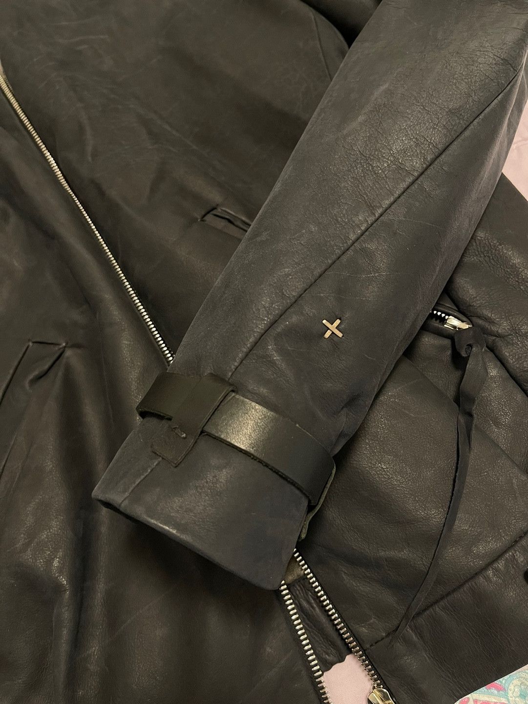 Ma+ MA+, Maurizio Amadei Leather Bomber Jacket Size US S / EU 44-46 / 1 - 3 Thumbnail