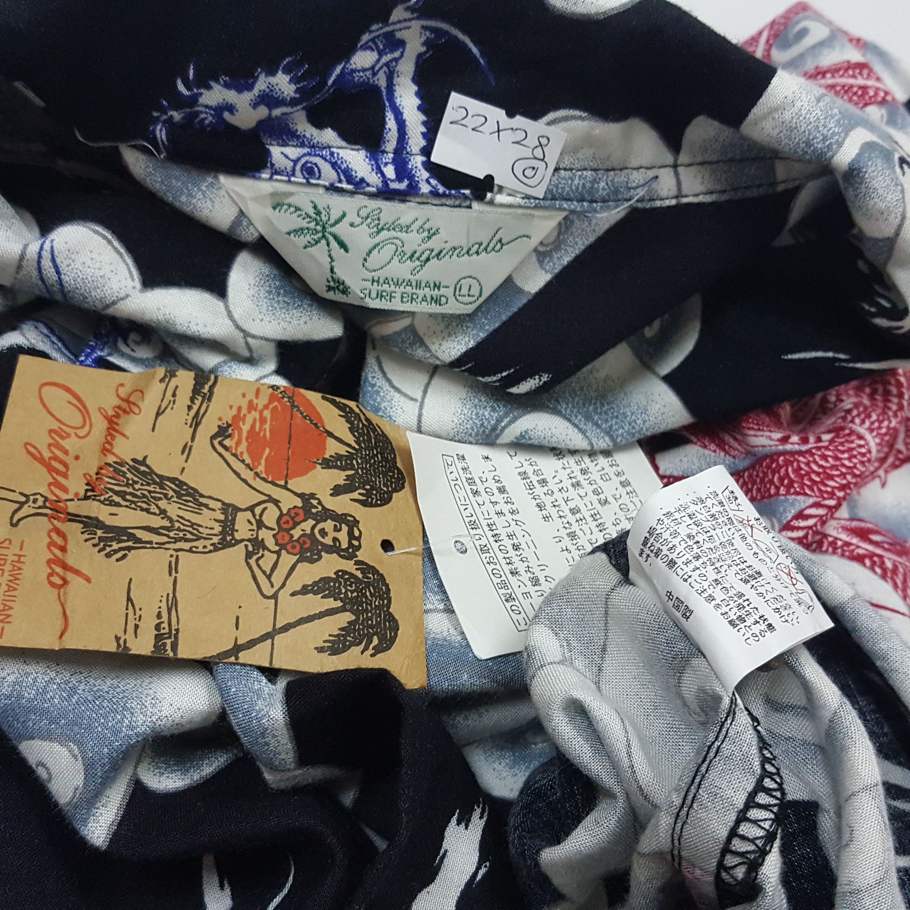 Japanese Brand Vintage Japanese brand surf style nice dragon design shirt Size US L / EU 52-54 / 3 - 7 Thumbnail
