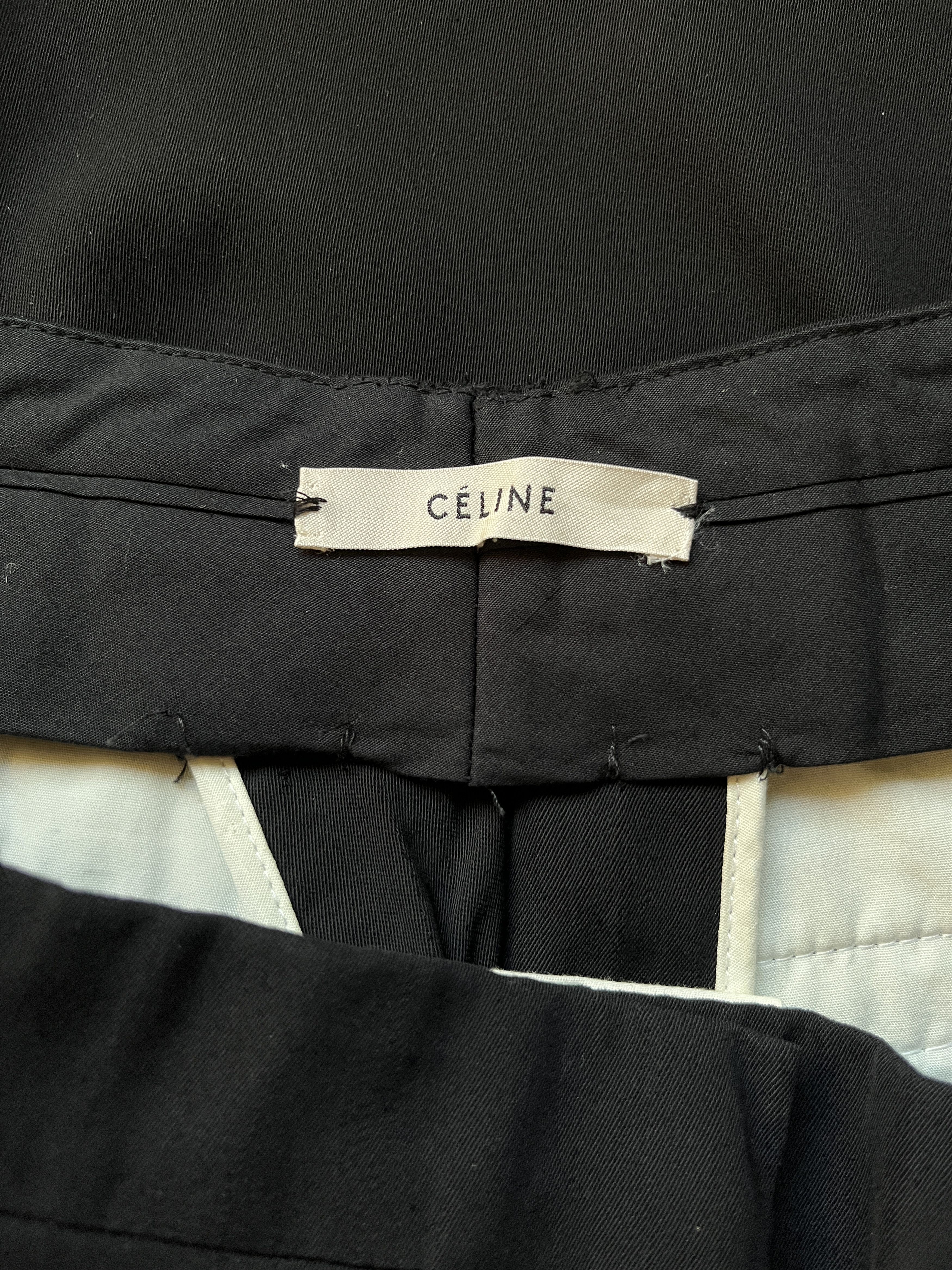 Celine ⚡️QUICK SALE⚡️Celine Black Trousers Pants Size 30" / US 8 / IT 44 - 3 Thumbnail